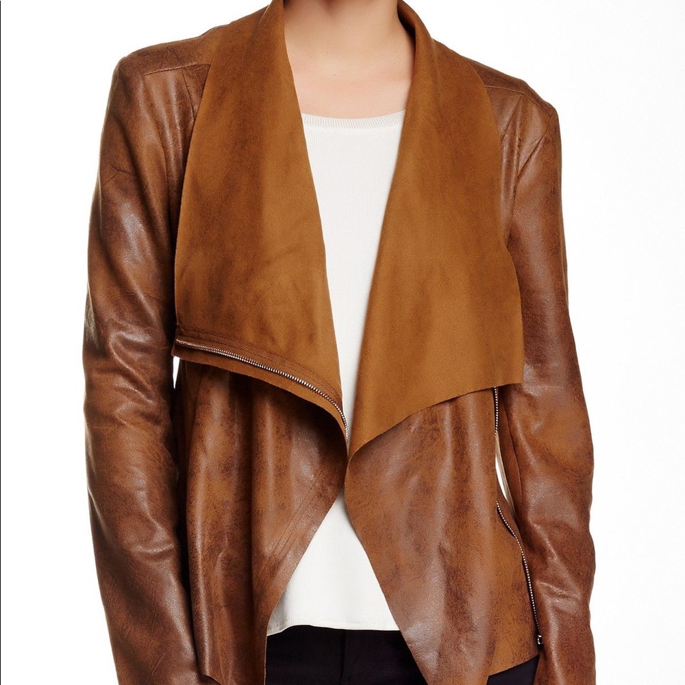 BNCI Suede Drape Jacket